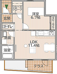 物件の間取り