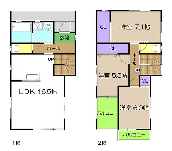 間取りを拡大表示