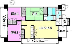 間取図画像 3LDK