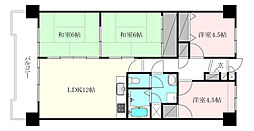 ドゥエル空港通 4LDKの間取図画像