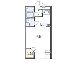 レオネクスト新須賀 1Kの間取図画像