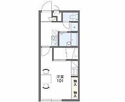 レオパレスオゥンズドリーム 1Kの間取図画像