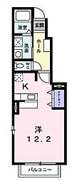 セントレアTamatsuB 1Kの間取図画像