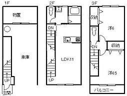 プレジデント2 2LDKの間取図画像