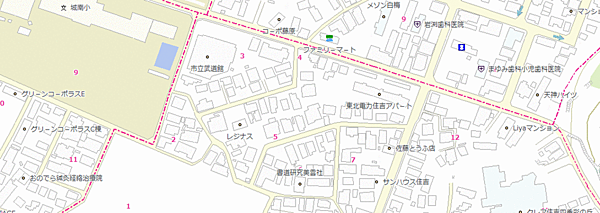 地図を拡大表示