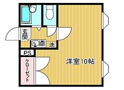 ベルトピア514 1Kの間取図画像