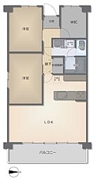 間取図画像 2SLDK