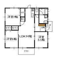 港ハウス （2号） ｜ 宮崎県宮崎市日ノ出町62-1-2（賃貸一戸建3LDK・--・68.00㎡） その2