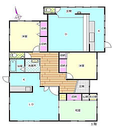 バス 幸福寺下車 徒歩8分 3LDKの間取り