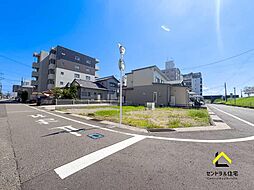 祇園３丁目　北西角地　建築条件なし売地
