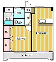 ぴゅあグリーン 302号 ｜ 宮崎県宮崎市江平東１丁目3-15（賃貸マンション1LDK・3階・40.95㎡） その1