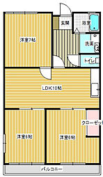 ロイヤルハイツ 3LDKの間取図画像