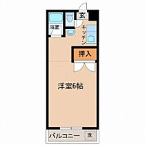 エレメント大橋 403号室 ｜ 宮崎県宮崎市大橋３丁目76-1（賃貸マンション1K・4階・23.86㎡） その2