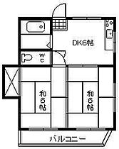 ラフォーレヨコヤマ 201 ｜ 宮崎県宮崎市大字恒久1244（賃貸アパート2DK・2階・34.80㎡） その2