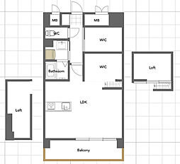 ALTEMEISTERCASAMIRA ワンルームの間取図画像