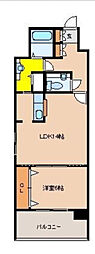 AlteMeister 1LDKの間取図画像
