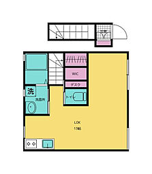 Lilac 高鍋 ワンルームの間取図画像