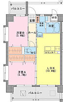 Sky Design  305号室 ｜ 宮崎県宮崎市大淀１丁目6-7（賃貸マンション2LDK・3階・51.66㎡） その2