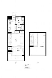 AKHY 1LDKの間取図画像