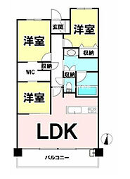 間取図画像 3LDK