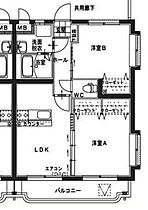 レインボーハイム 103 ｜ 宮崎県宮崎市大字郡司分丙9857-1（賃貸マンション2LDK・1階・50.84㎡） その2