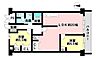 間取り：ファミリー層にも住みやすい部屋数と広さを確保した2ＬＤＫ。。南向きのＬＤＫを中心に、個室と和室をバランスよく配置。生活動線に優れ、プライバシーと家族団らんを両立しやすい間取りです。