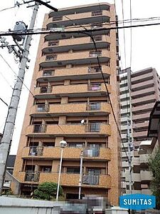 外観：松山市竹原2丁目にあります、1990年築11階建てマンションです♪