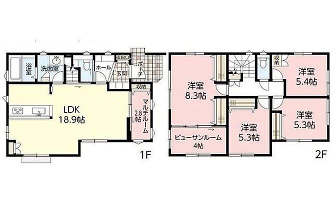 間取り 落合南3丁目　新築戸建