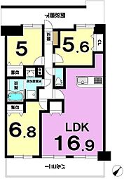パークヒルズ中須公園 3LDKの間取図画像