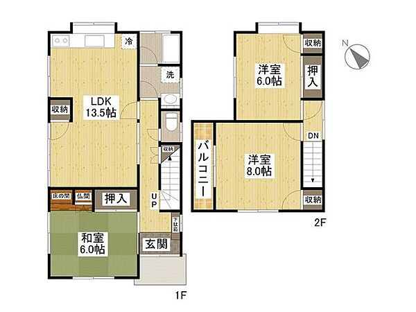 間取りを拡大表示