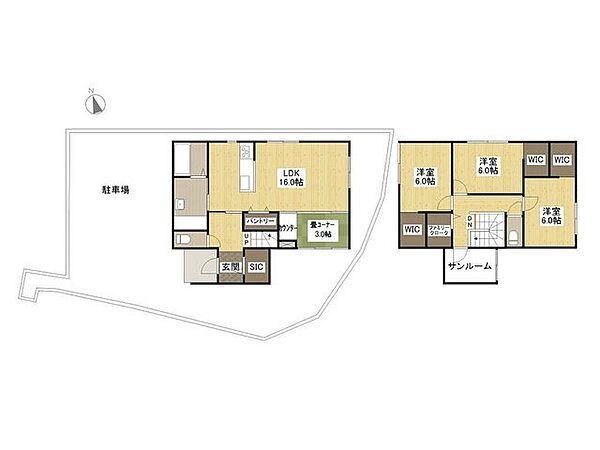 間取りを拡大表示