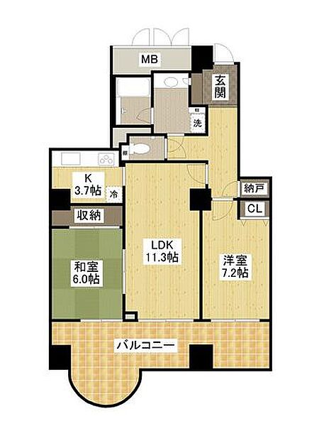 間取りを拡大表示