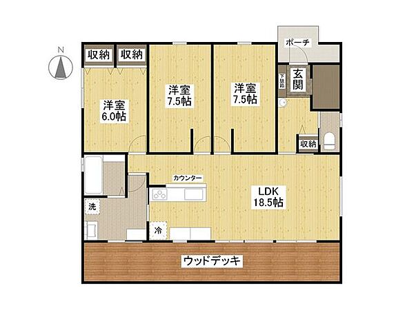 間取りを拡大表示