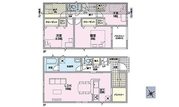 間取りを拡大表示