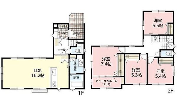 間取りを拡大表示
