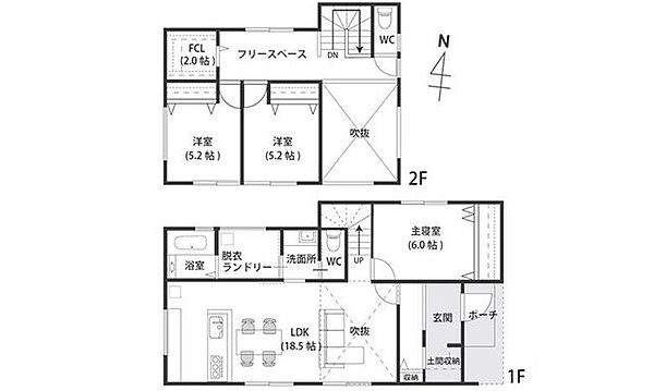 間取りを拡大表示