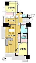 グランドパレス大分駅南 2LDKの間取図画像