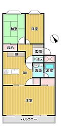 キャスリオン半城土 3DKの間取図画像
