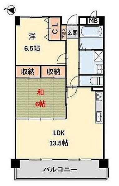 間取りを拡大表示
