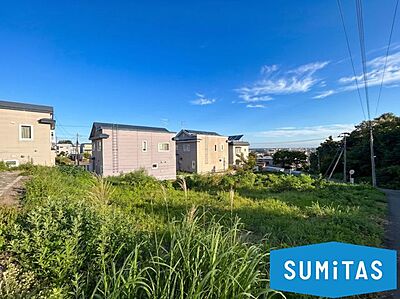 外観:【現地土地】JR「手稲」駅へ徒歩16分。 外観:【現地土地】JR「手稲」駅へ徒歩16分。