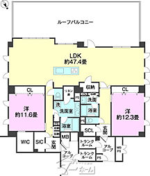 PREMIST首里金城町 2LDKの間取図画像