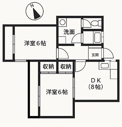 2DK（洋 6...