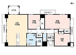 間取図画像 3LDK