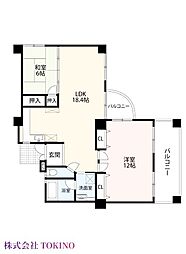 コートヴィレッジ山下町 3LDKの間取図画像