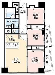 間取図画像 3LDK