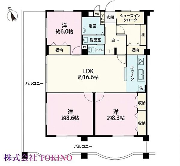 間取りを拡大表示