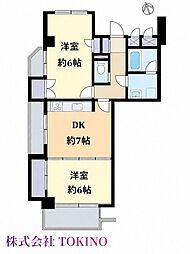 ライオンズマンション牧志 2DKの間取図画像