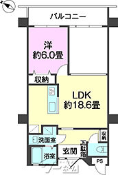 間取図画像 1LDK