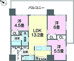 間取図画像 3LDK