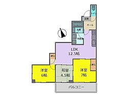 間取図画像 3LDK